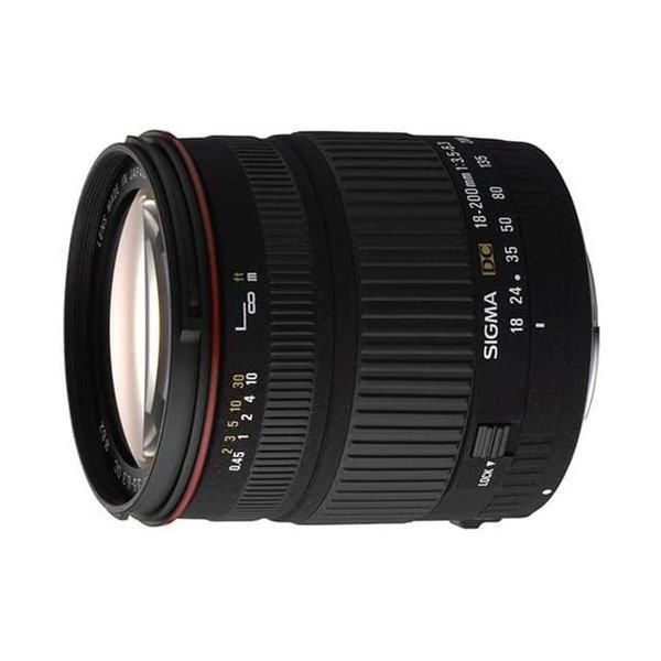 【中古】シグマ SIGMA 18-200mm F3.5-6.3 DC デジタル専用 ニコン用 ニコンD40/xD60D5000D3000ではAF使用不可