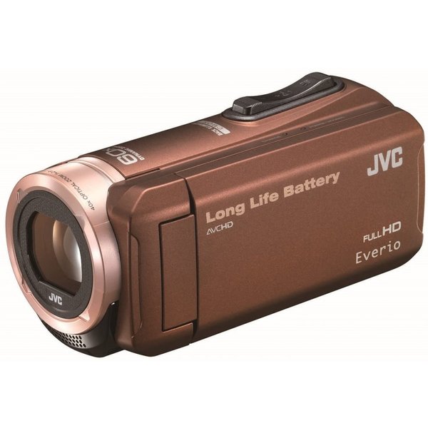 【中古】JVCケンウッド ビデオカメラ EVERIO 内蔵メモリー32GB ブラウン GZ-F100-T