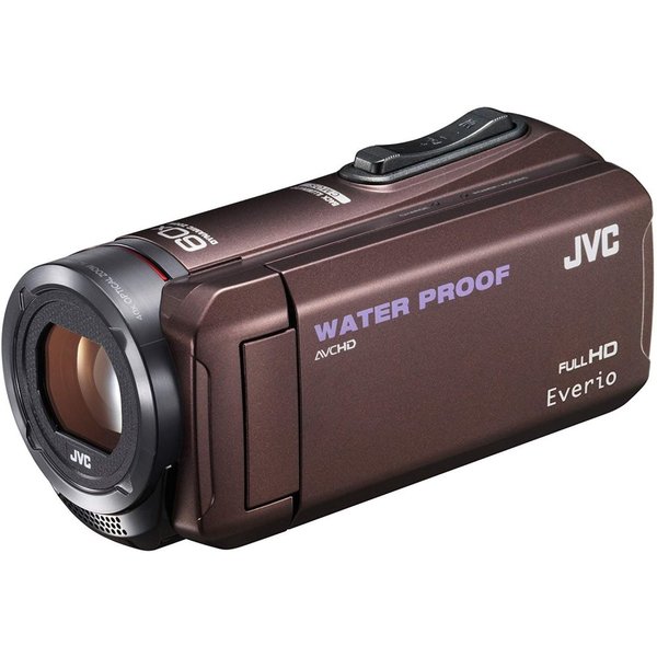 【5/23~5/27限定 最大4,000円OFF 5/25限定で最大P3倍】【中古】JVCケンウッド KENWOOD ビデオカメラ EVERIO 防水 防塵 内蔵メモリー32GB ブラウン GZ-R300-T