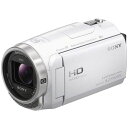 【中古】ソニー SONY ビデオカメラHDR-CX675 32GB 光学30倍 ホワイト Handycam HDR-CX675 W