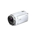 【中古】ソニー SONY ビデオカメラ Handycam CX535 内蔵メモリ32GB ホワイト HDR-CX535/W