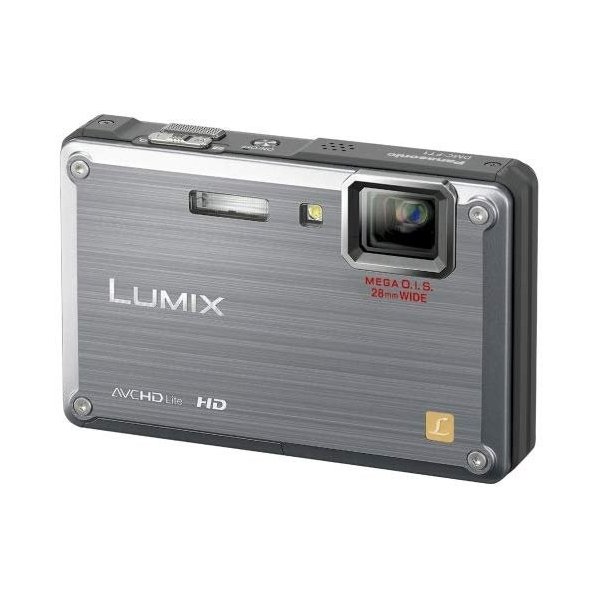 【中古】パナソニック Panasonic 防水 LUMIX FT1 ソリッドシルバー DMC-FT1-S SDカード付き