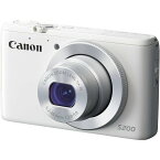 【3/21~3/27限定!最大4,000円OFF&3/25限定で最大P3倍】【中古】キヤノン Canon デジタルカメラ PowerShot S200 ホワイト F値2.0 広角24mm 光学5倍ズーム PSS200 WH