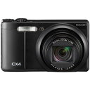 【中古】リコー RICOH CX4 ブラック SDカード付き