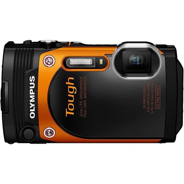 【5/9~5/16限定!最大4,000円OFF&5/10, 5/15限定で最大P3倍】【中古】オリンパス OLYMPUS STYLUS TG-860 Tough オレンジ SDカード付き