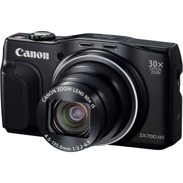 楽天カメラFanks-PROShop2nd楽天市場店【6/1限定!全品P3倍】【中古】キヤノン Canon Power Shot SX700 HS ブラック 光学30倍ズーム PSSX700HS BK SDカード付き