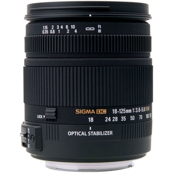 【中古】シグマ SIGMA 18-125mm F3.8-5.6 DC