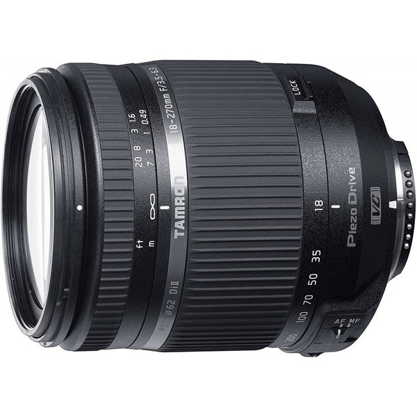 【中古】タムロン TAMRON 高倍率ズームレンズ 18-270mm F3.5-6.3 DiII VC PZD TS キヤノン用 APS-C専用 B008TSE