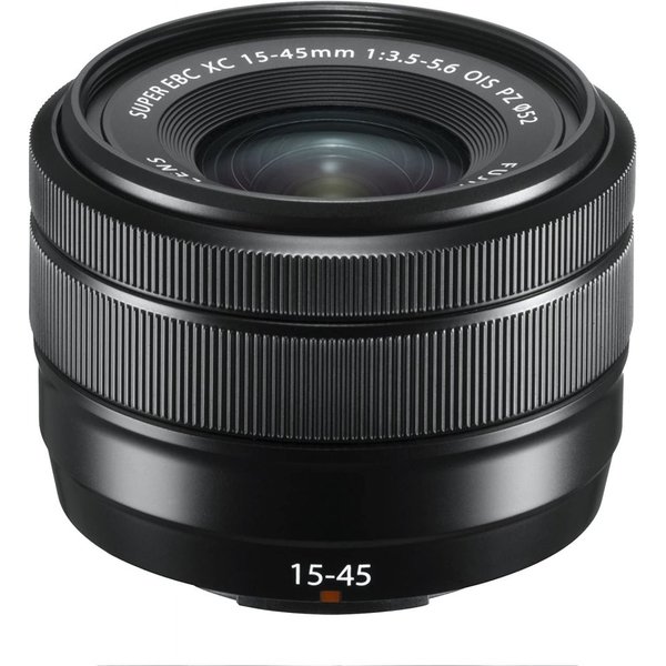 【中古】フジフィルム FUJIFILM 交換レンズXC15-45mmブラック XC15-45MMF3.5-5.6OIS PZ B