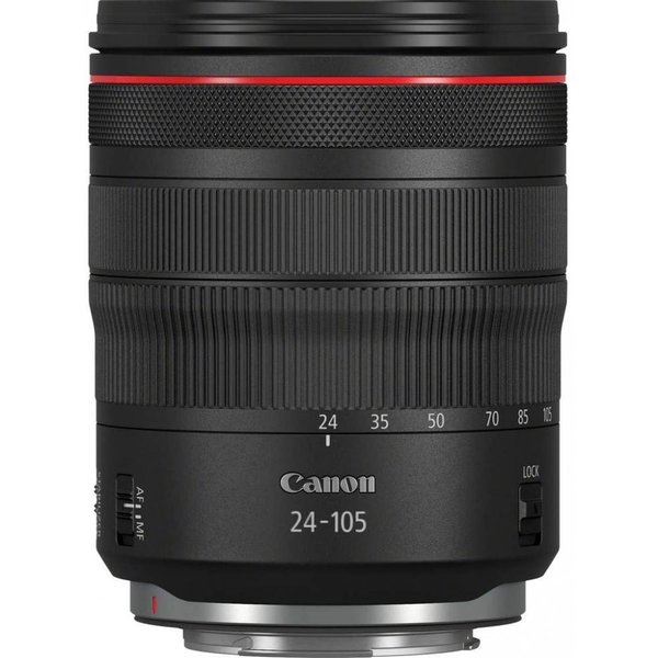 【6/1限定!全品P3倍】【中古】キヤノン Canon 中望遠ズームレンズ RF24-105mm F4L IS USM EOSR対応 全長107.3mm ブラック RF24-10540LIS