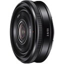 【中古】ソニー SONY 単焦点レンズ E 20mm F2.8 ソニー SONY Eマウント用 APS-C専用 SEL20F28(2)