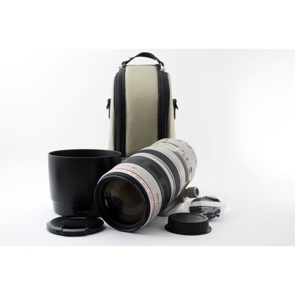 【中古】キヤノン Canon EF 100-400mm F4.5-5.6L IS USM レンズ 美品 三脚座ケース付き 望遠ズームレンズ