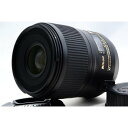 【5/1限定 全品P3倍】【中古】ニコン Nikon AF-S MICRO NIKKOR 60mm f/2.8 G ED 美品 AF-Sマウント 望遠 ズームレンズ 前後キャップ付き