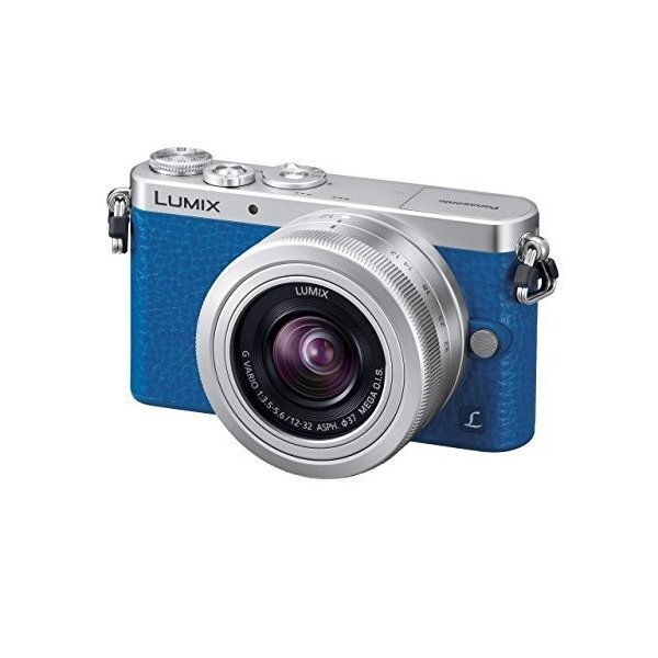 【6/1限定!全品P3倍】【中古】パナソニック Panasonic GM1S レンズキット ブルー SDカード付き