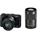 【5/1限定 全品P3倍】【中古】キヤノン Canon EOS M3 ダブルズームキット ブラック