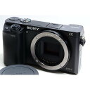 【4/24~4/27限定 最大4,000円OFF 4/25限定で最大P3倍】【中古】ソニー SONY α6000 ブラック ボディ 美品 Wi-Fiでストラップ付き