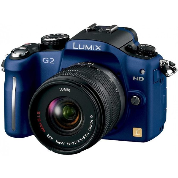 【中古】パナソニック Panasonic G2レンズキット コンフォートブルー