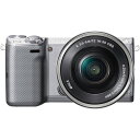 【4/24~4/27限定!最大4,000円OFF&4/25限定で最大P3倍】【中古】ソニー SONY NEX-5T パワーズームレンズキット シルバー SDカード付き