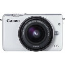 【5/9~16限定!最大4,000円OFF&5/5,5/10限定で最大P3倍】【中古】キヤノン Canon EOS M10 レンズキット ホワイト EOSM10...