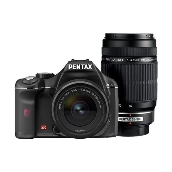 【中古】ペンタックス PENTAX K-x ダブルズームキットブラック