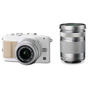 【7/19~26限定!最大4,000円OFF&7/25限定で最大P3倍】【中古】オリンパス OLYMPUS E-PL5 ダブルズームキット ホワイト SDカード...