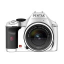 【5/1限定!全品P3倍】【中古】ペンタックス PENTAX K-x レンズキット ホワイト SDカード付き