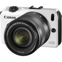 キヤノン Canon EOS M レンズキット ホワイト EOSMWH-18-55ISSTMLK SDカード付き