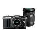 【5/9~16限定!最大4,000円OFF&5/5,5/10限定で最大P3倍】【中古】オリンパス OLYMPUS E-PM2 ダブルズームキット ブラック SDカード付き(2)