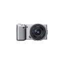 【中古】ソニー SONY α NEX-5 薄型広角レンズキット シルバー SDカード付き