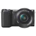 【中古】ソニー SONY α NEX-5R ダブルズームレンズキット ブラック NEX-5RY/B SDカード付き