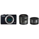 【5/9~16限定!最大4,000円OFF&5/5,5/10限定で最大P3倍】【中古】キヤノン Canon EOS M100 ダブルレンズキット ブラック SD...