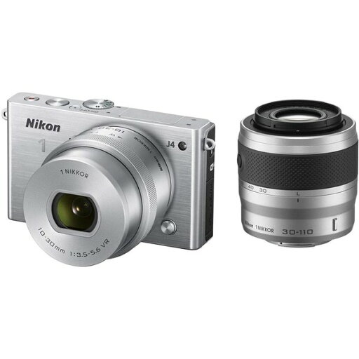 【6/22~27限定!最大4,000円OFF&6/25限定で最大P3倍】【中古】ニコン Nikon J4 ダブルズームキット シルバー J4WZSL SDカード付き 【6/22~27限定!最大4,000円OFF&6/25限定で最大P3倍】【中古】ニコン Nikon J4 ダブルズームキット シルバー J4WZSL SDカード付き