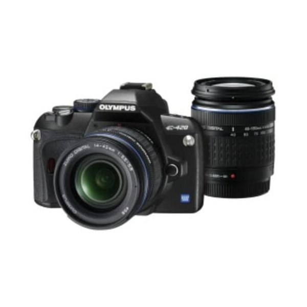 【5/9~5/16限定!最大4,000円OFF&5/10, 5/15限定で最大P3倍】【中古】オリンパス OLYMPUS E-420 ダブルズームキット E-420WKIT