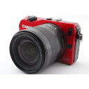 【5/9~16限定!最大4,000円OFF&5/5,5/10限定で最大P3倍】【中古】キヤノン Canon EOS M レッド レンズセット 美品 軽量コンパク...
