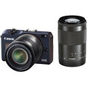 【7/4~11限定!最大4,000円OFF&7/5,7/10限定で最大P3倍】【中古】キヤノン Canon EOS M2 ダブルズームキット ベイブルー SDカ...
