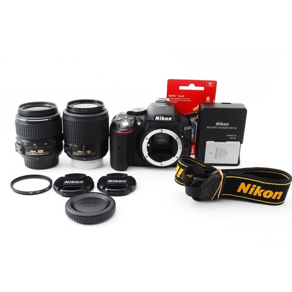 収録タイトル nikon d5300 レンズ+SD8GBセット デジタルカメラ