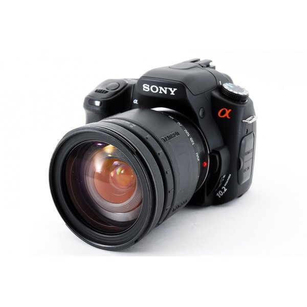 【5/9~5/16限定!最大4,000円OFF&5/10, 5/15限定で最大P3倍】【中古】ソニー SONY α200 DSLR-A200 高倍率レンズセット 美品 高速連写に定評アリ 付き