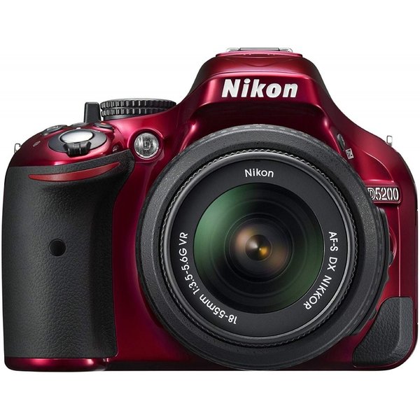 【中古】ニコン Nikon D5200 レンズキット レッド