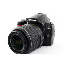 【4/24~4/27限定 最大4,000円OFF 3/25限定で最大P3倍】【中古】ニコン Nikon D3000 レンズキット ブラック 美品 一眼レフ SDカード付き