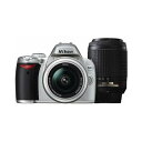 【7/4~11限定!最大4,000円OFF&7/5,7/10限定で最大P3倍】【中古】ニコン Nikon D40 ダブルズームキットII シルバー SDカード付...