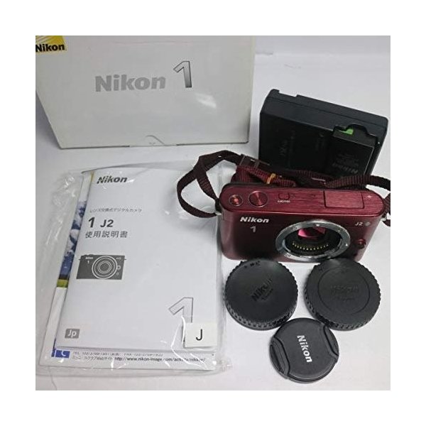 【6/1限定!全品P3倍】【中古】ニコン Nikon 1 J2 ボディ レッド