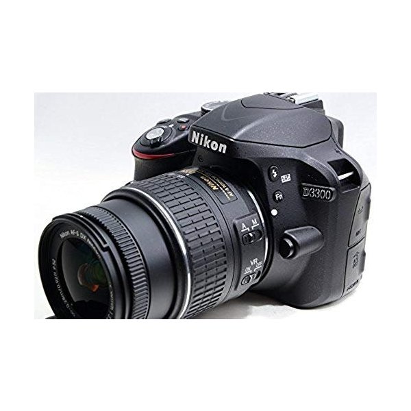 【中古】ニコン Nikon D3300 18-55 VR IIレンズキット ブラック D3300LKBK