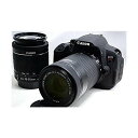 【5/9~16限定!最大4,000円OFF&5/5,5/10限定で最大P3倍】【中古】キヤノン Canon EOS Kiss X7i ダブルズームキット SDカ...