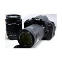 【5/1限定!全品P3倍】【中古】キヤノン Canon EOS Kiss X7i ダブルズームキット SDカード付き