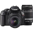 【5/1限定 全品P3倍】【中古】キヤノン Canon EOS Kiss X50 ダブルズームキット ブラック SDカード付き