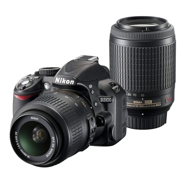 【中古】ニコン Nikon D3100 200mmダブルズームキット