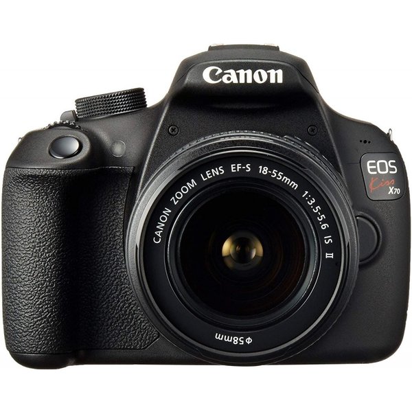 【中古】キヤノン Canon EOS Kiss X70 レンズキット EF-S18-55mm F3.5-5.6 IS II付属