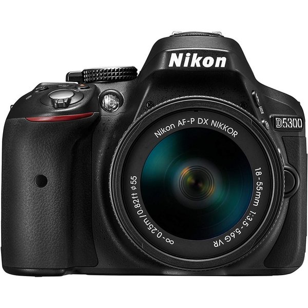 【5/23~5/27限定 最大4,000円OFF 5/25限定で最大P3倍】【中古】ニコン Nikon D5300 AF-P 18-55 VR レンズキット ブラック D5300LKP18-55 SDカード付き