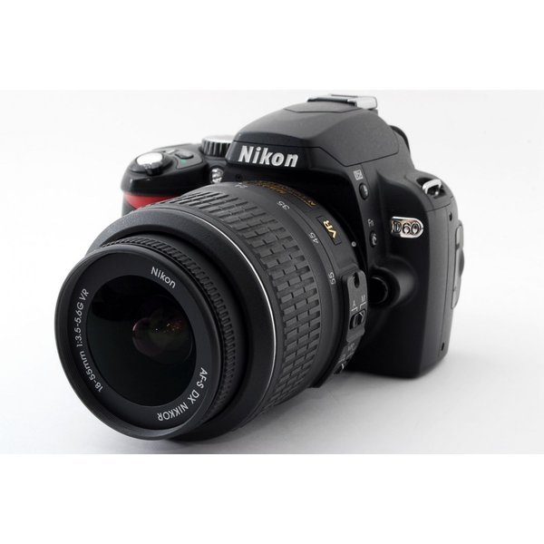 【5/9~5/16限定!最大4,000円OFF&5/10, 5/15限定で最大P3倍】【中古】ニコン Nikon D60 レンズキッ ト SDカード付き