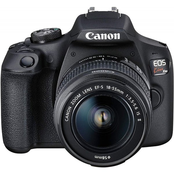 【中古】キヤノン Canon EOS Kiss X90 レンズキット EF-S18-55 IS II付属